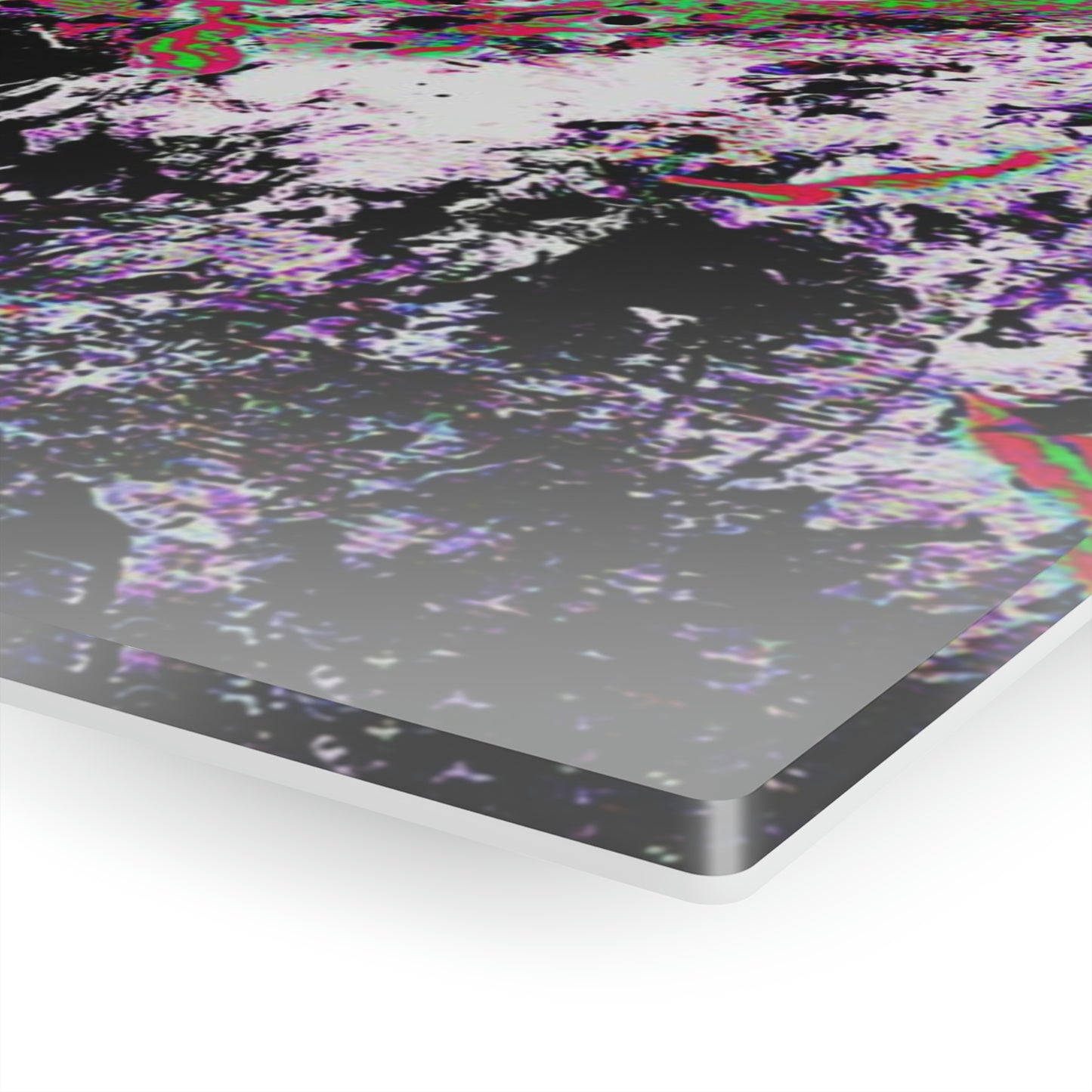 "Dreamy Love" (Cosmic Fusion - White/Black/Purple II) - Acrylic Prints