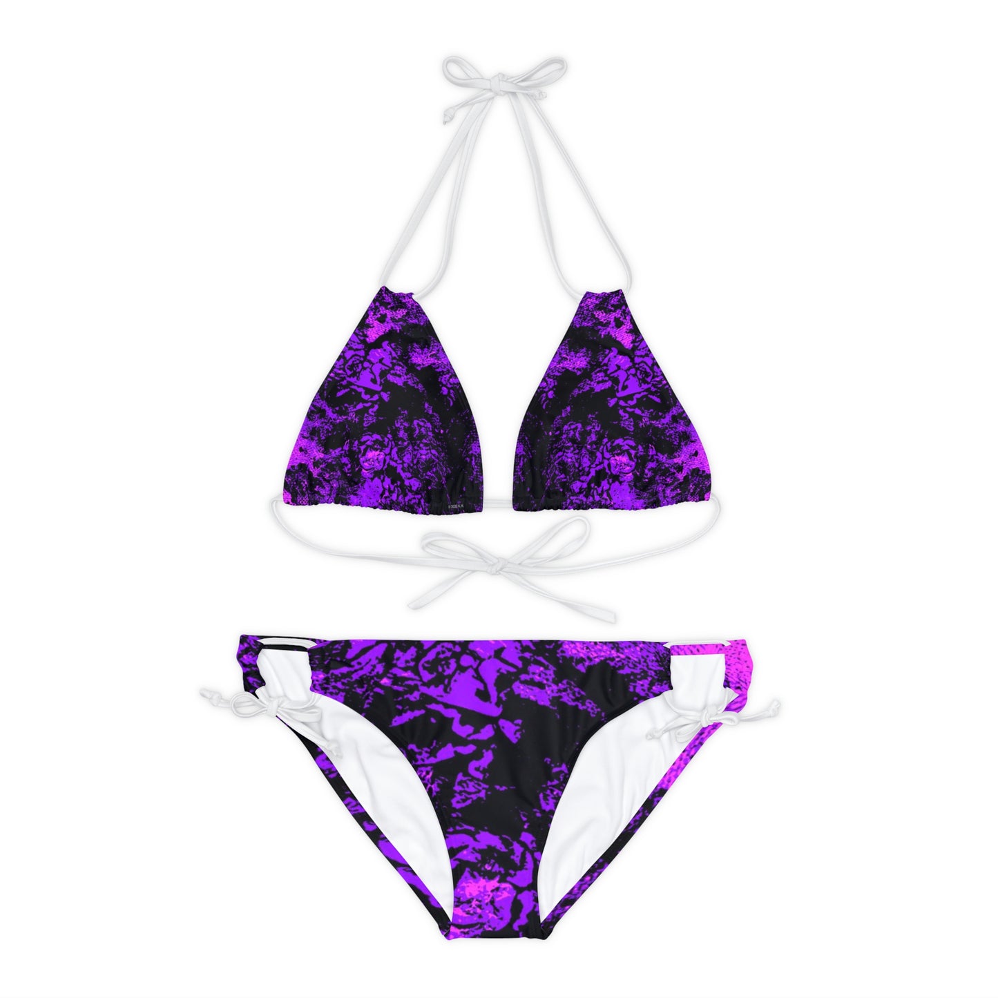 "Mystic Cube" (Cosmic Fusion - Violet) - Strappy Bikini Set