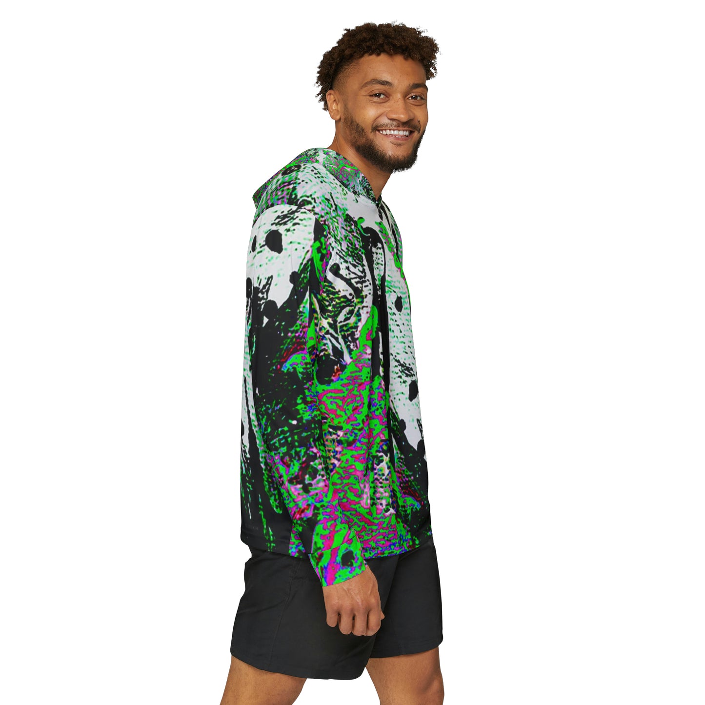 "Dreamy Love" (Cosmic Fusion - Shamrock Green) - Sports Warmup Top (w/out heart)