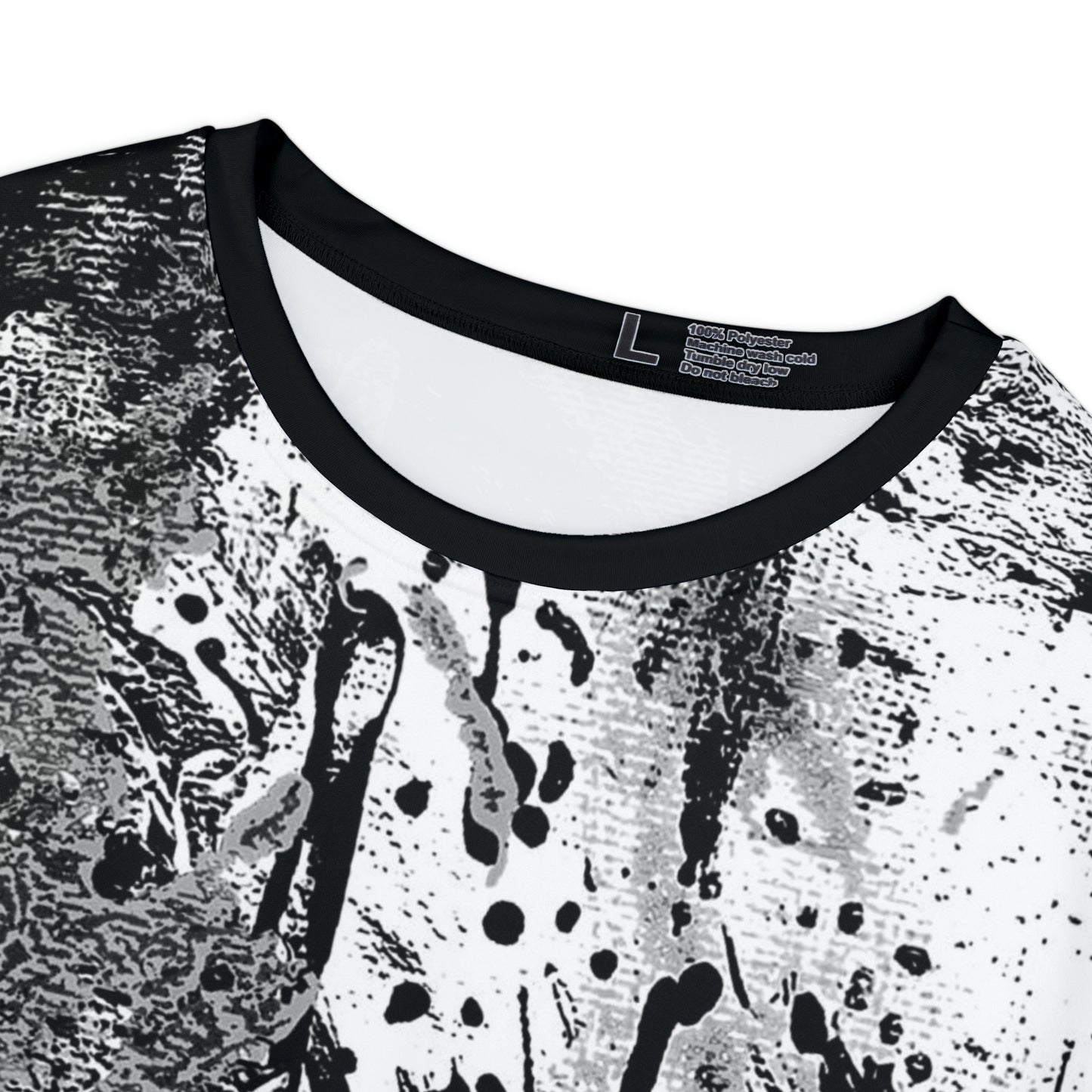 "Dreamy Love" (Cosmic Fusion - White/Black/Gray) - Women's Scoop Neck Tee (w/ heart)