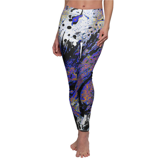 "Dreamy Love" (Cosmic Fusion - Sapphire) - Casual Leggings