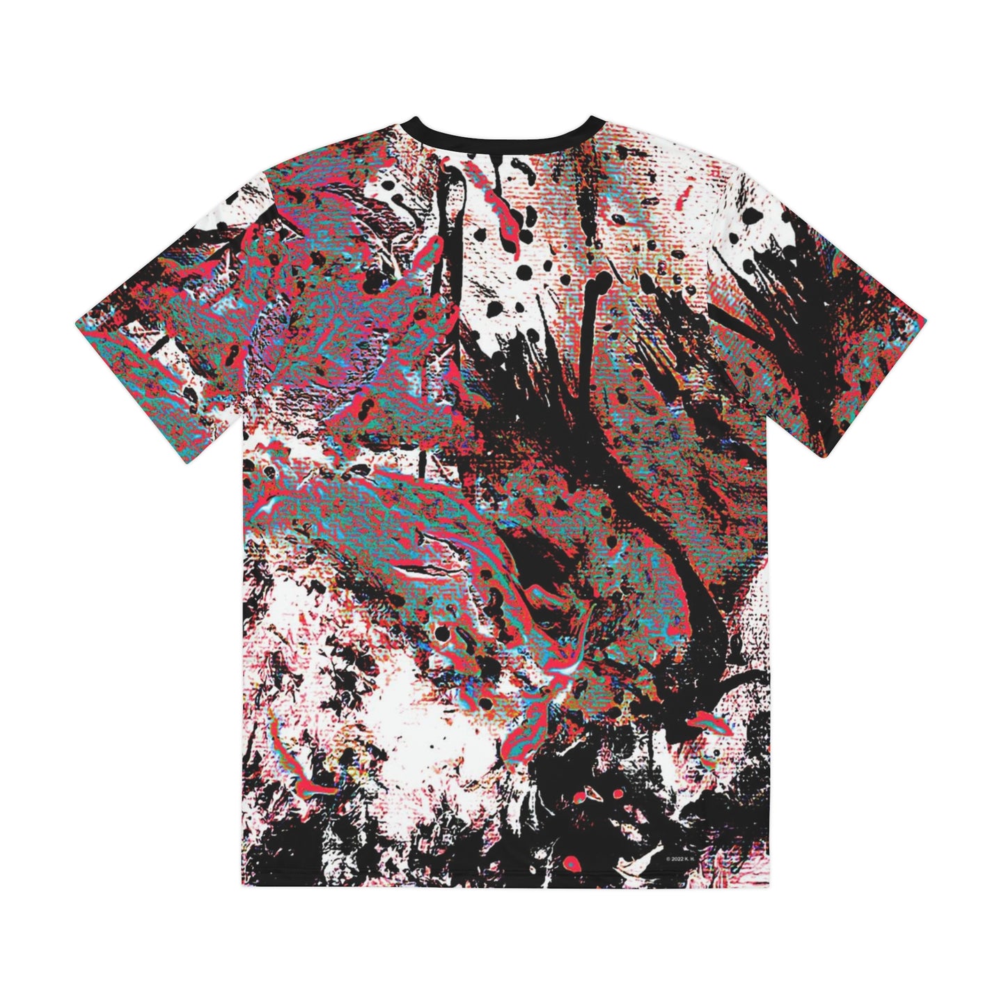 "Dreamy Love" (Cosmic Fusion - Persimmon) - Men's Polyester Tee