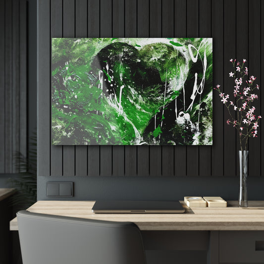 "Dreamy Love" (Shamrock Green) - Acrylic Prints