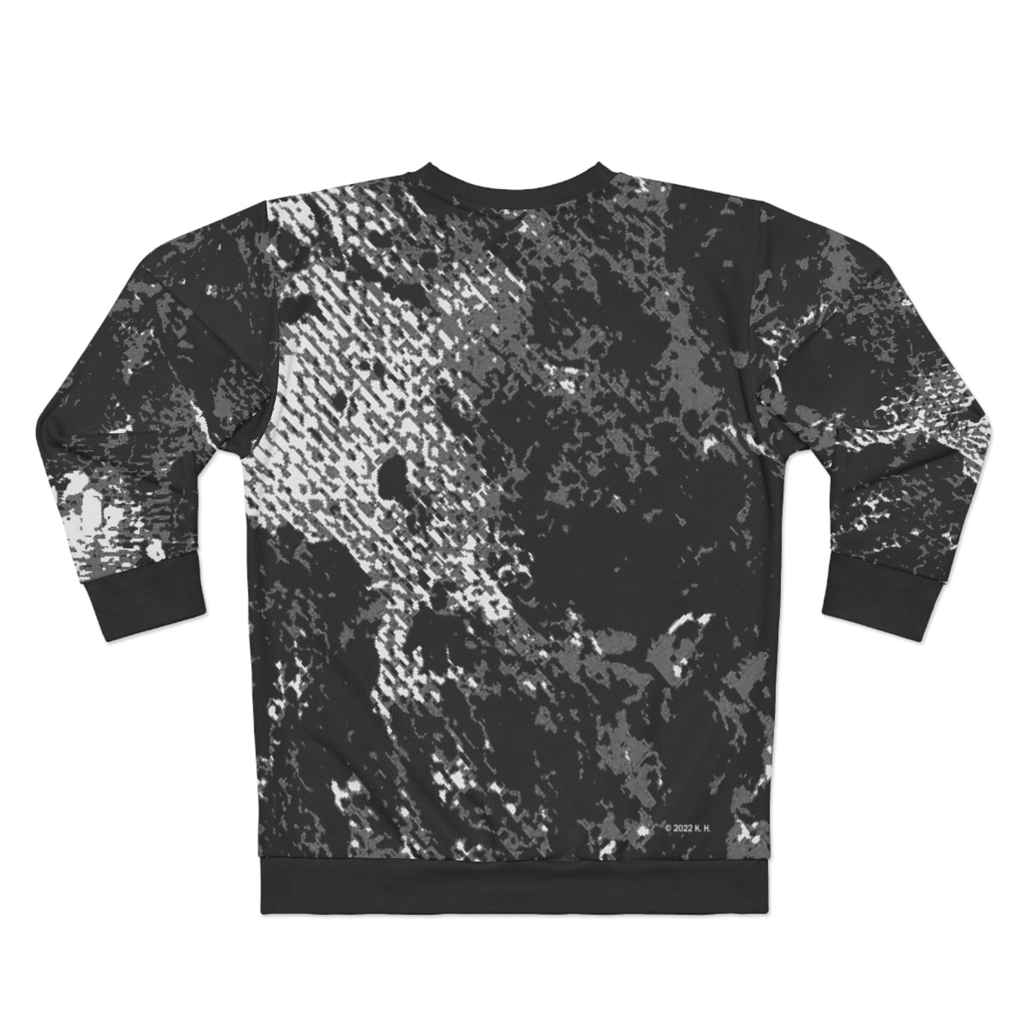 "Mystic Cube" (Cosmic Fusion - Dark Charcoal) - Unisex Sweatshirt