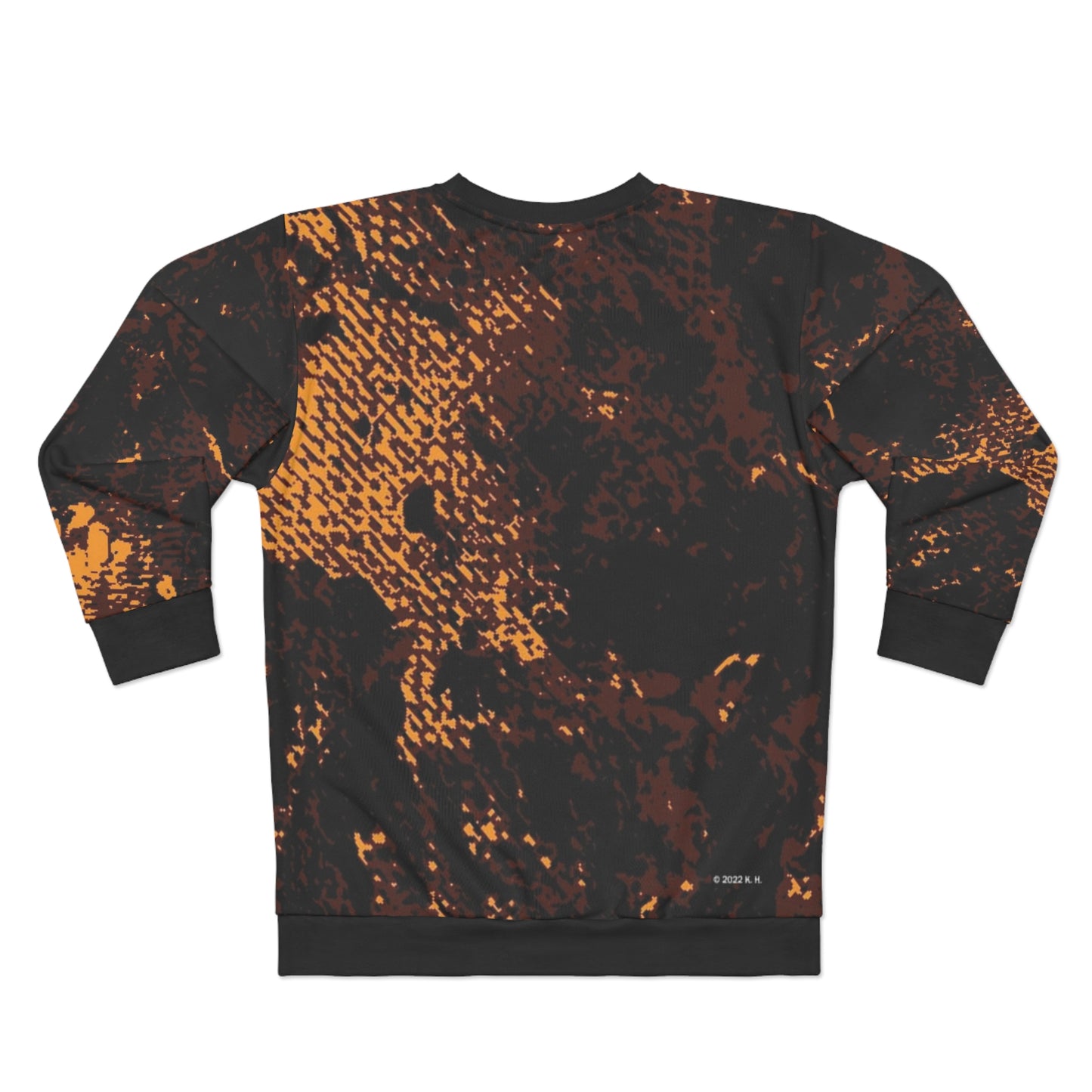"Mystic Cube" (Cosmic Fusion - Espresso/Topaz) - Unisex Sweatshirt