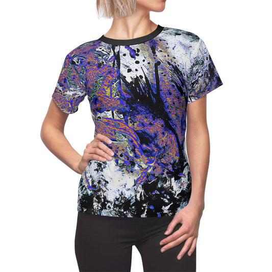 "Dreamy Love" (Cosmic Fusion - Sapphire) - Women's Crew Neck Tee (w/ heart)