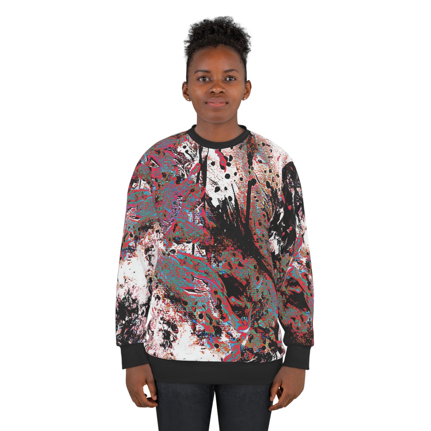 "Dreamy Love" (Cosmic Fusion - Persimmon II) - Unisex Sweatshirt (w/out heart)