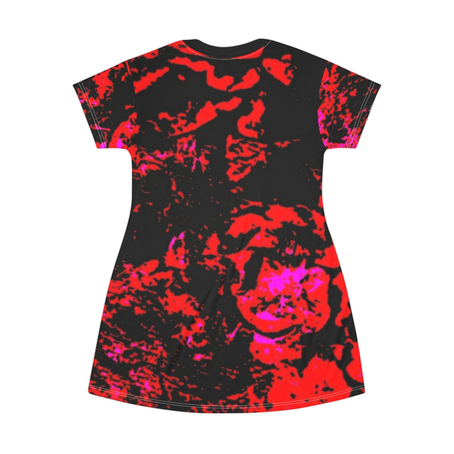 "Mystic Cube" (Cosmic Fusion - Scarlet) - T-Shirt Dress