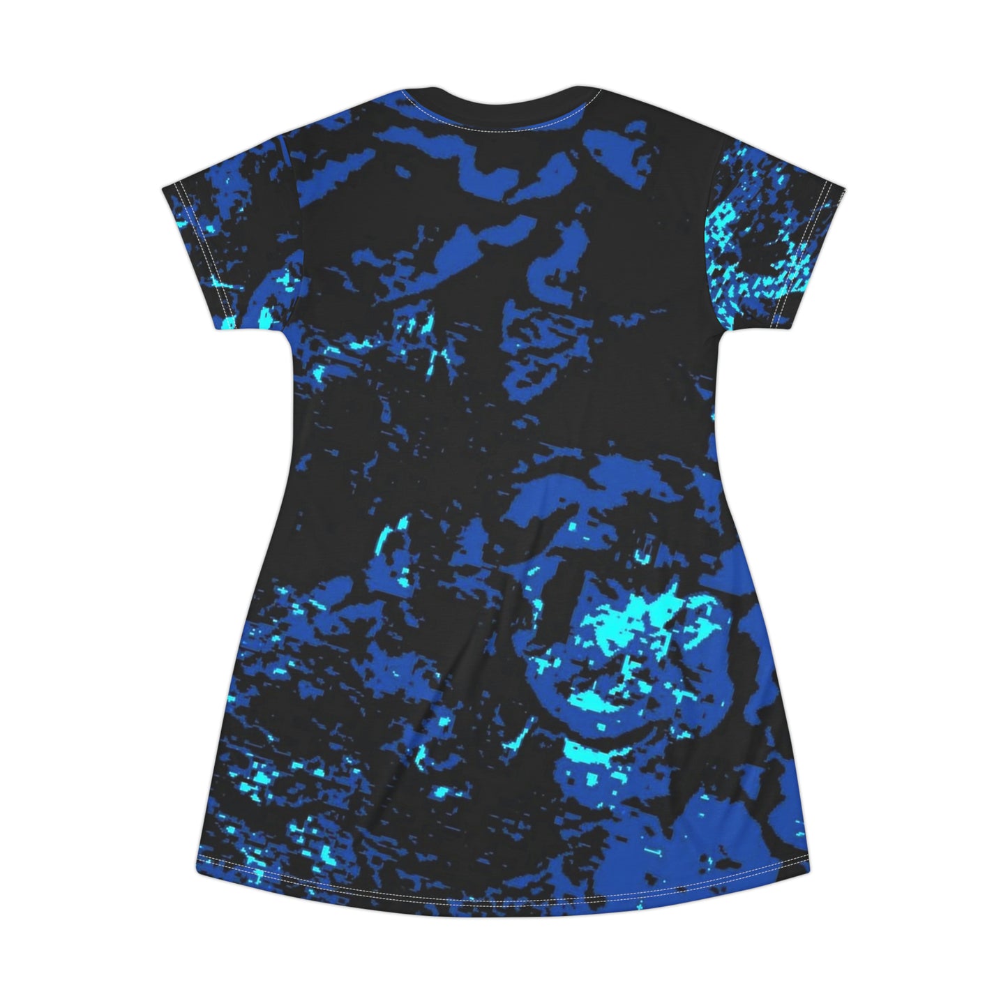 "Mystic Cube" (Cosmic Fusion - Sapphire) - T-Shirt Dress