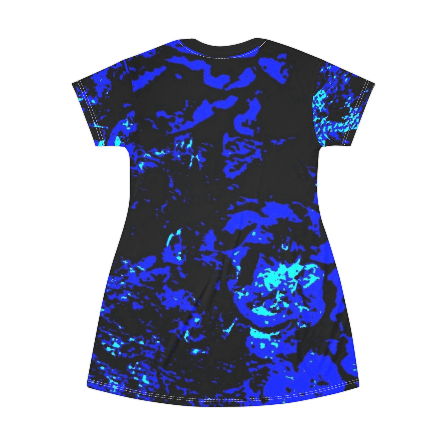 "Mystic Cube" (Cosmic Fusion - Indigo) - T-Shirt Dress
