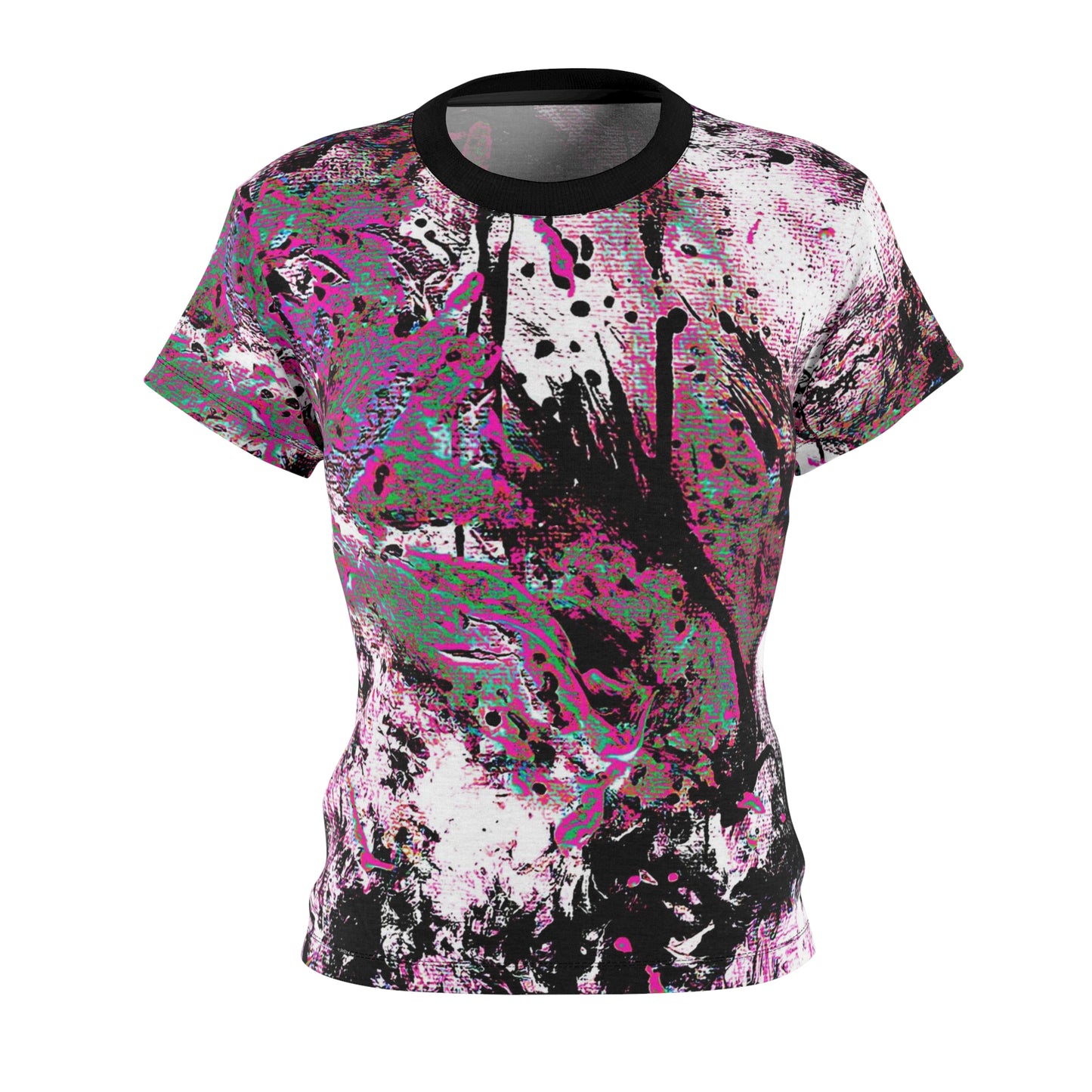 "Dreamy Love" (Cosmic Fusion - Magenta) - Women's Crew Neck Tee (w/ heart)