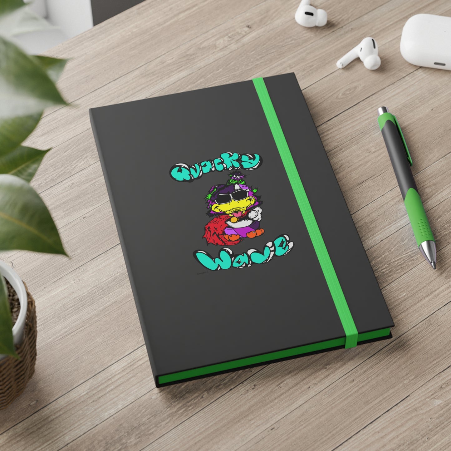 "Quacky Wave®" - Notebook/Journal Book/Diary