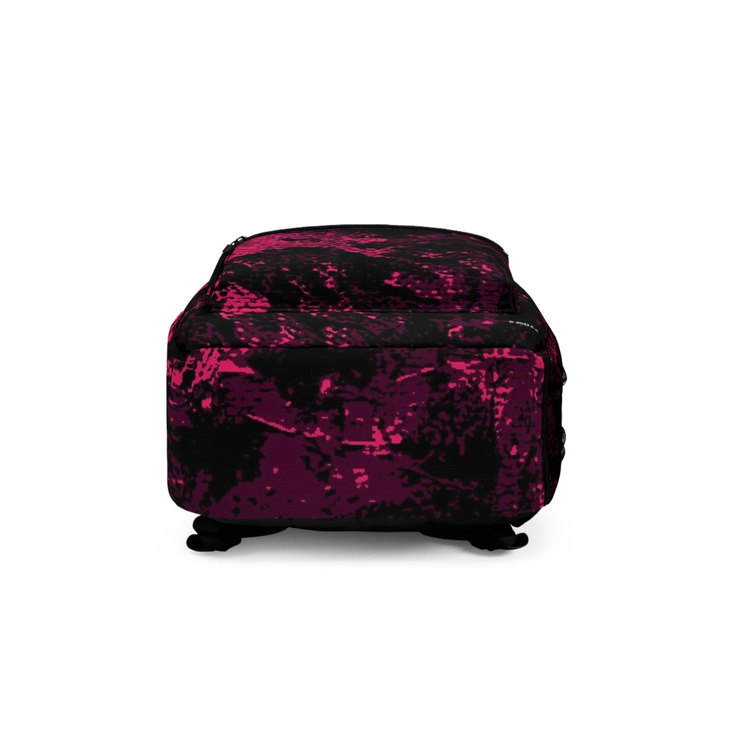 "Mystic Cube" (Cosmic Fusion): Backpacks Collection - Dark Plum/Cherry