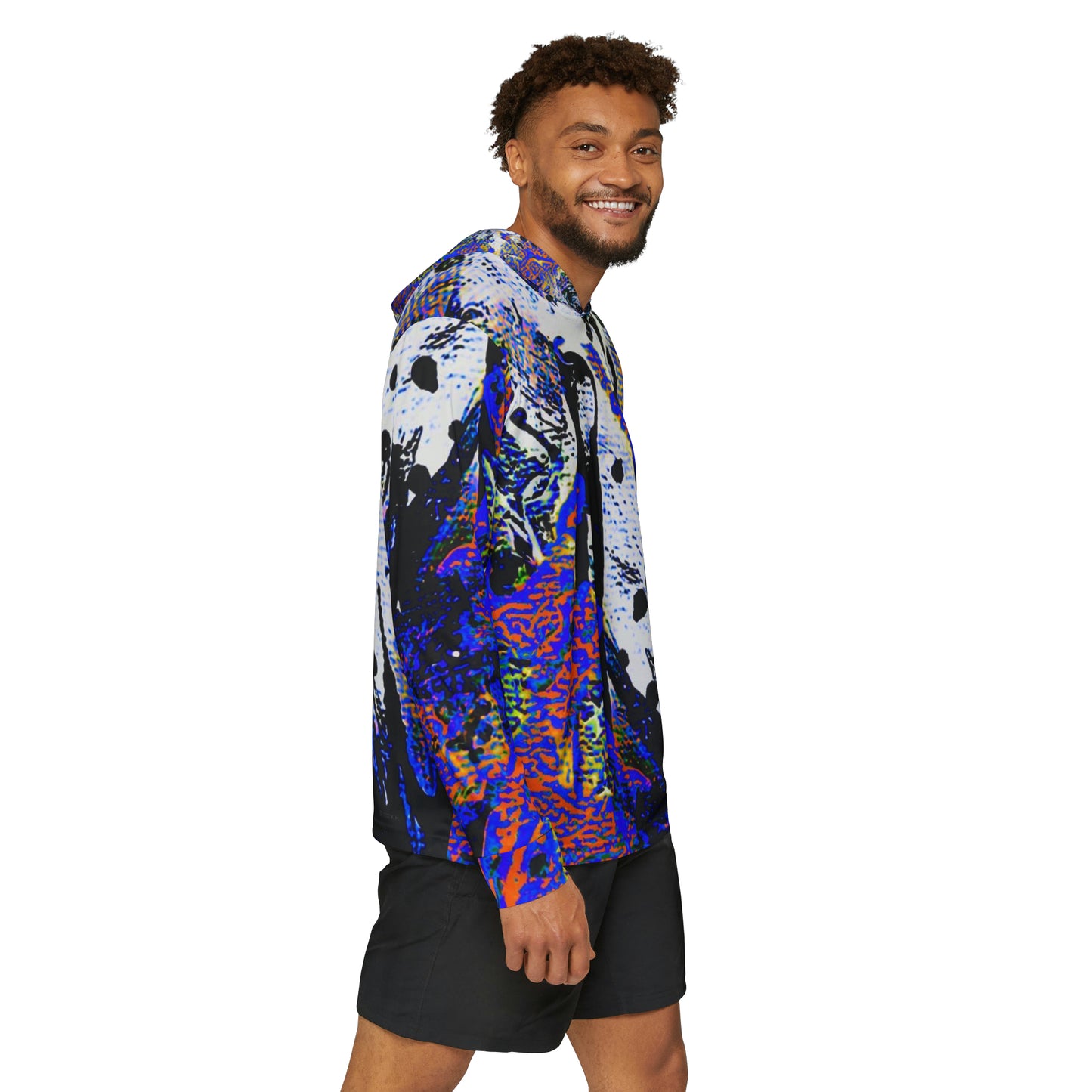 "Dreamy Love" (Cosmic Fusion - Sapphire) - Sports Warmup Top (w/out heart)