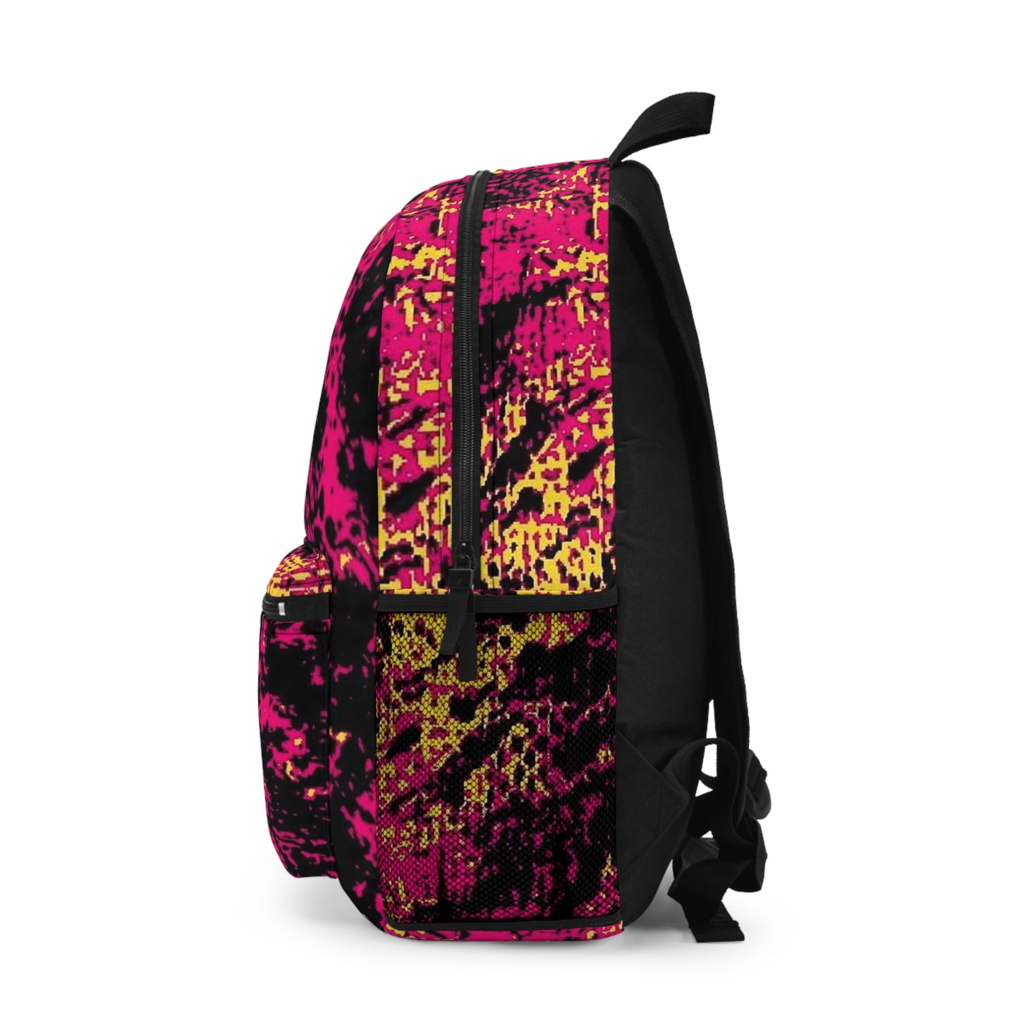"Mystic Cube" (Cosmic Fusion): Backpacks Collection - Magenta/Yellow