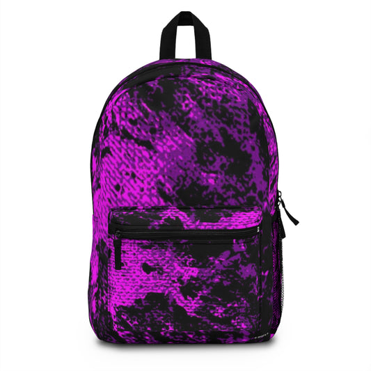 "Mystic Cube" (Cosmic Fusion): Backpacks Collection - Amethyst/Dark Violet