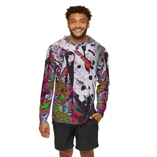 "Dreamy Love" (Cosmic Fusion - Green/Scarlet/Purple) - Sports Warmup Top (w/out heart)