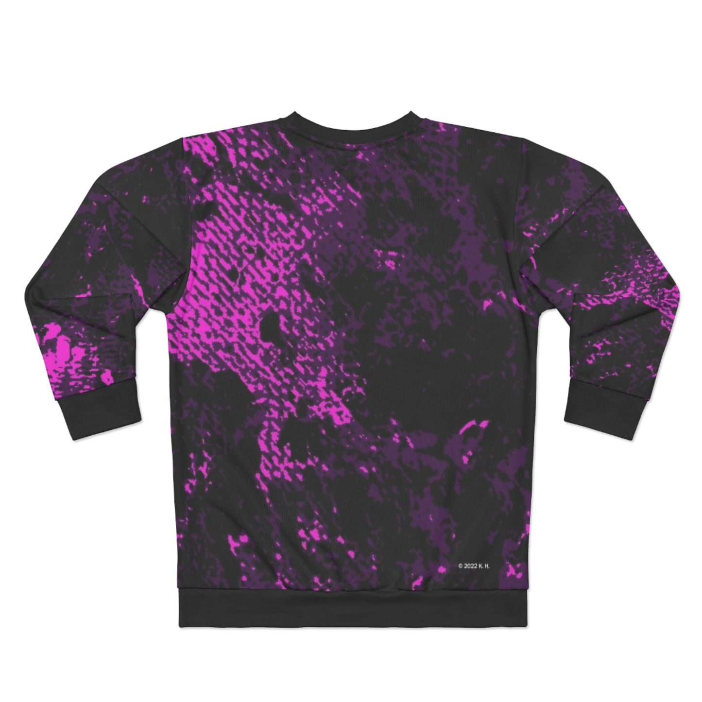 "Mystic Cube" (Cosmic Fusion - Dark Violet/Orchid) - Unisex Sweatshirt