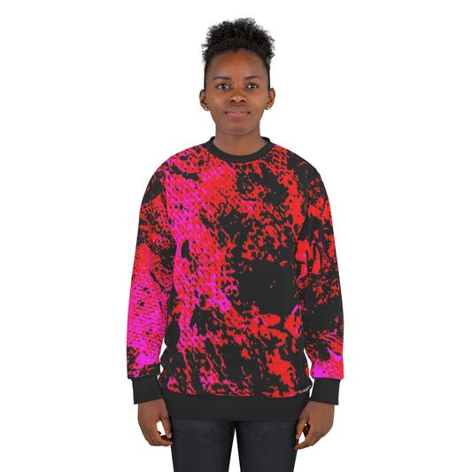 "Mystic Cube" (Cosmic Fusion - Scarlet) - Unisex Sweatshirt