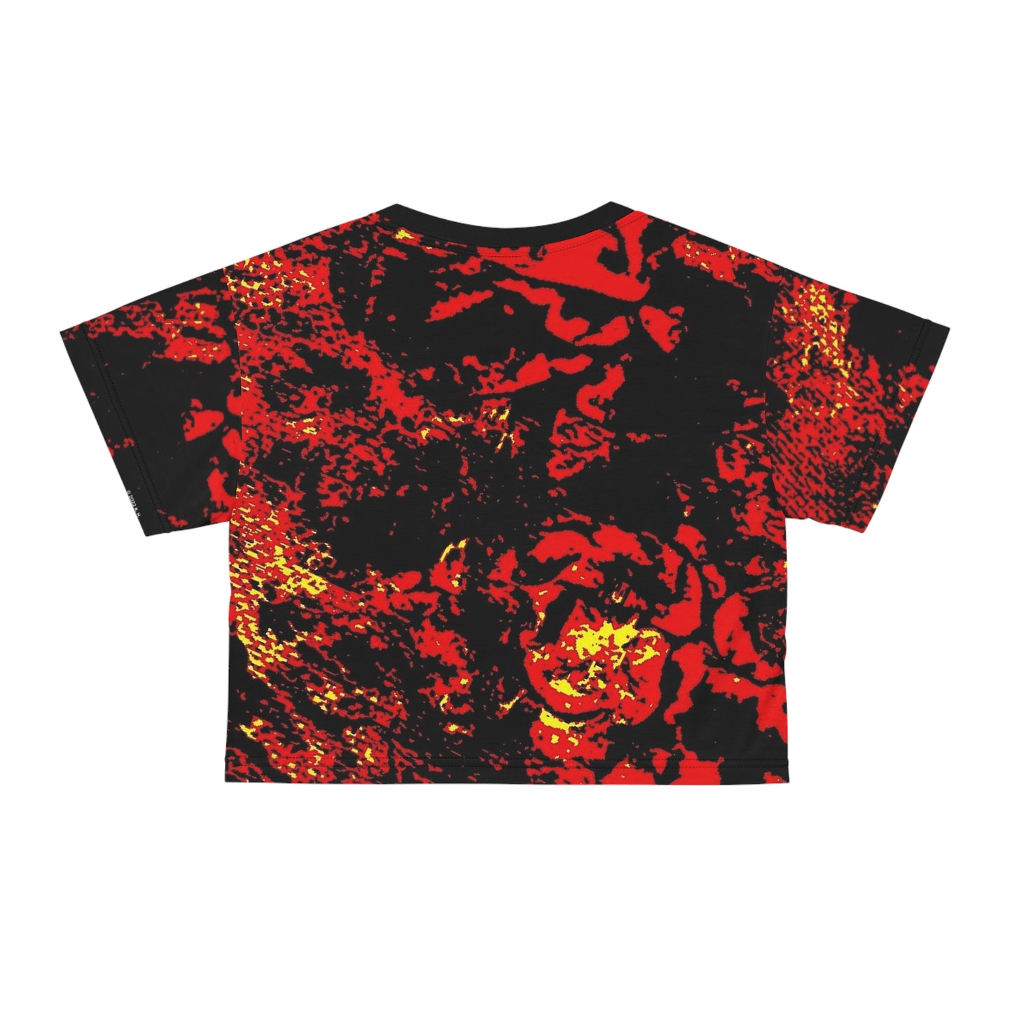 "Mystic Cube" (Cosmic Fusion - Persimmon) - Crop Tee