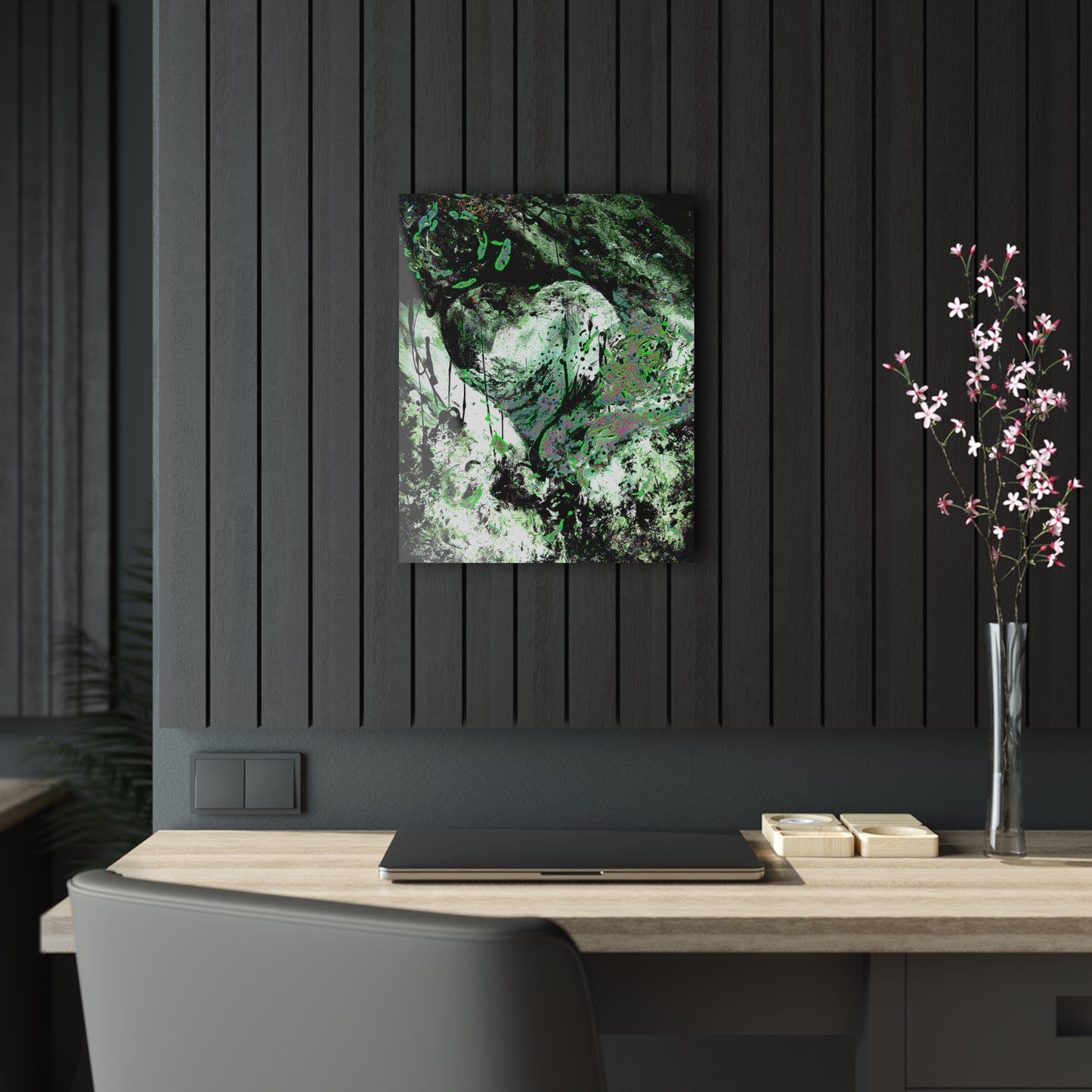Dreamy Love - Acrylic Prints (Cosmic Fusion - Shamrock Green)