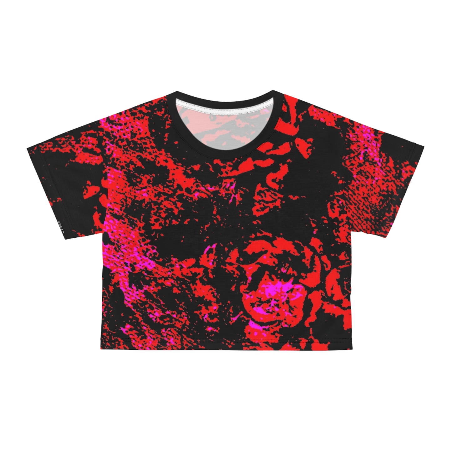 "Mystic Cube" (Cosmic Fusion - Scarlet) - Crop Tee