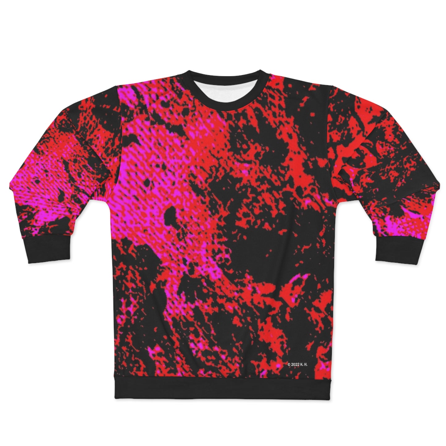 "Mystic Cube" (Cosmic Fusion - Scarlet) - Unisex Sweatshirt
