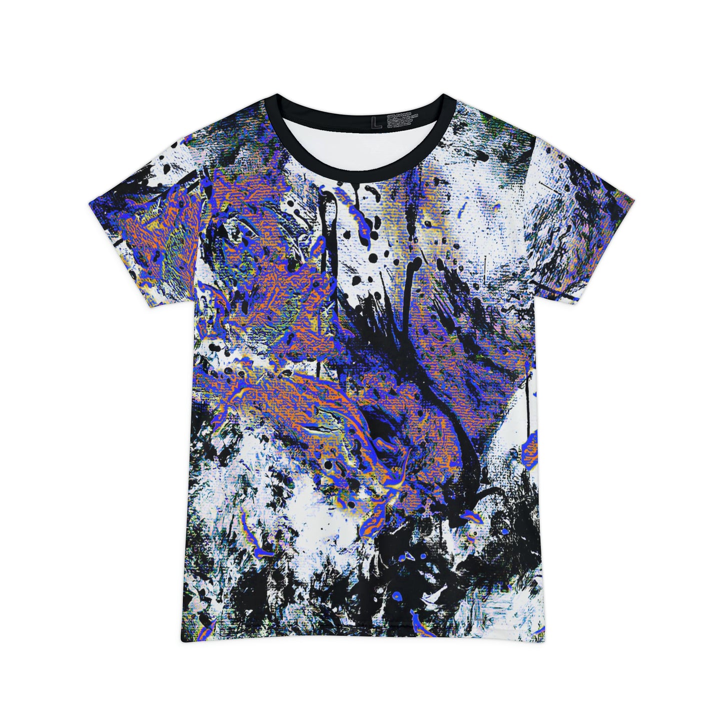 "Dreamy Love" (Cosmic Fusion - Sapphire) - Women's Scoop Neck Tee (w/ heart)