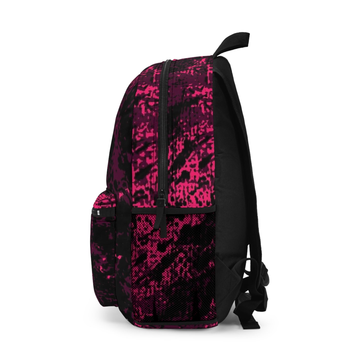 "Mystic Cube" (Cosmic Fusion): Backpacks Collection - Dark Plum/Cherry