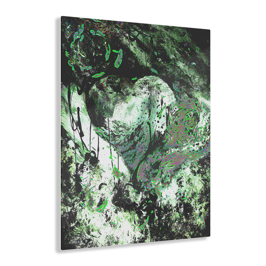 Dreamy Love - Acrylic Prints (Cosmic Fusion - Shamrock Green)