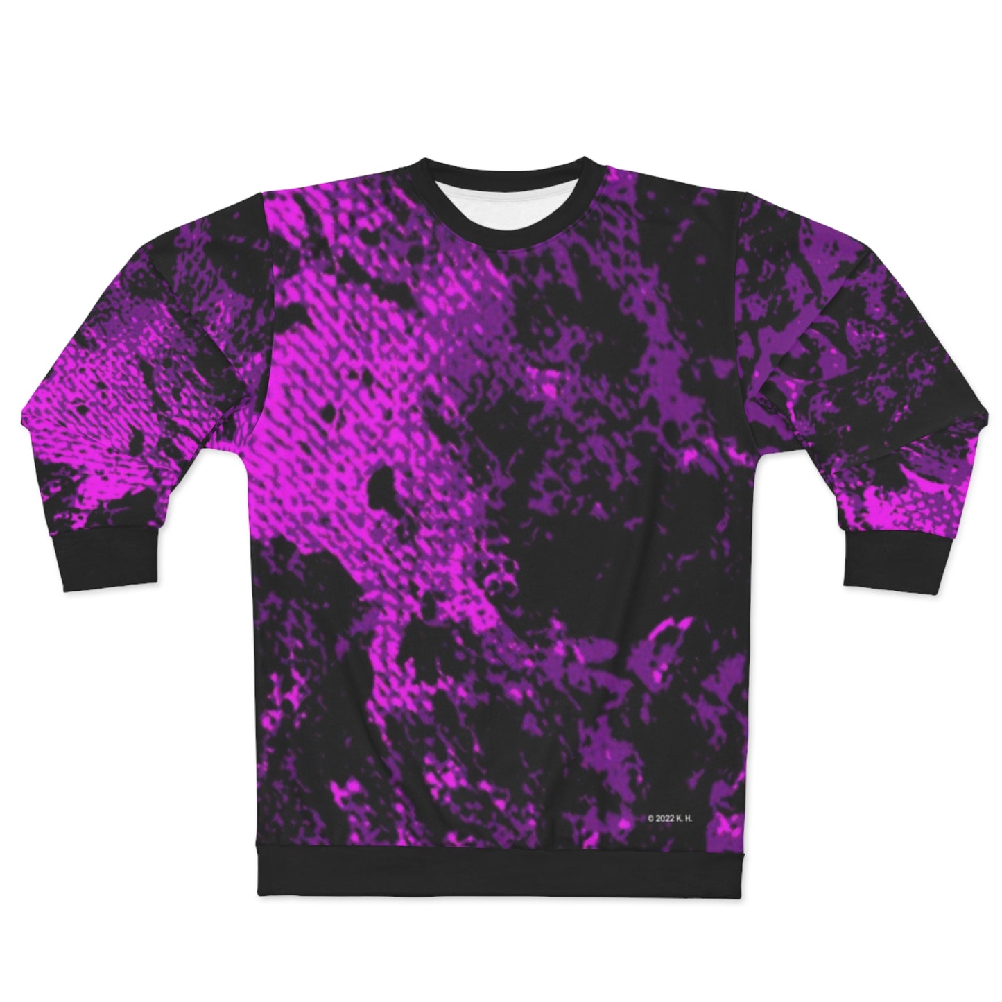 "Mystic Cube" (Cosmic Fusion - Amethyst/Dark Violet) - Unisex Sweatshirt
