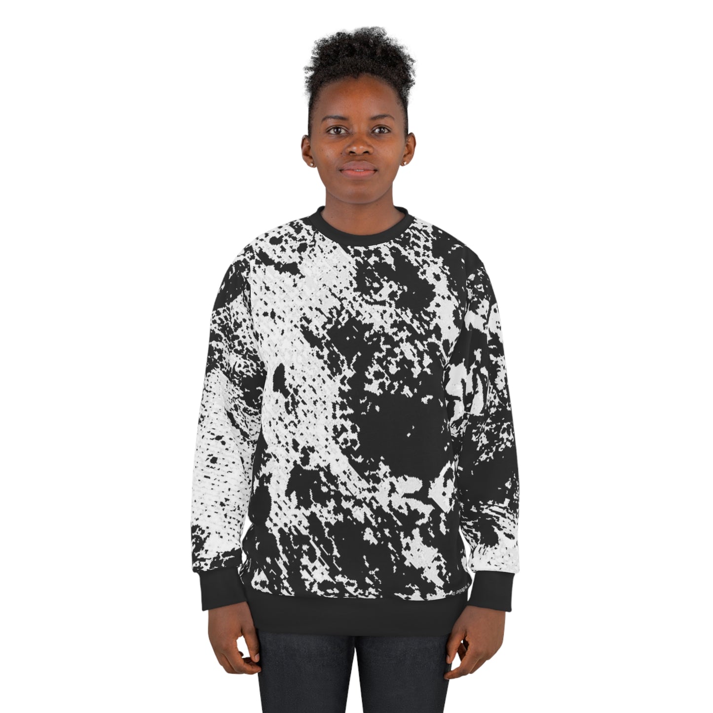 "Mystic Cube" (Cosmic Fusion - Light Charcoal) - Unisex Sweatshirt
