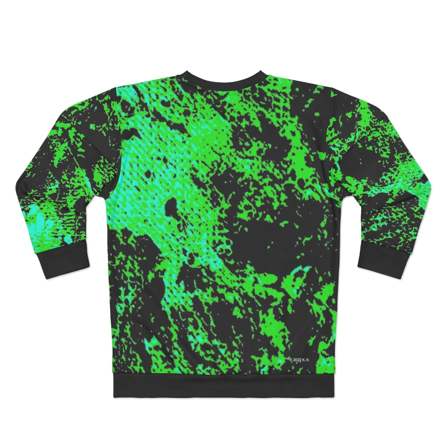 "Mystic Cube" (Cosmic Fusion - Shamrock Green) - Unisex Sweatshirt