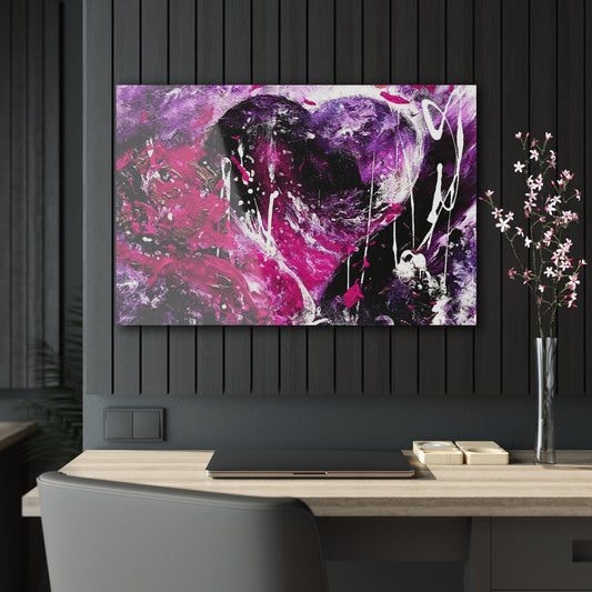 "Dreamy Love" (Magenta/Hot Pink) - Acrylic Prints