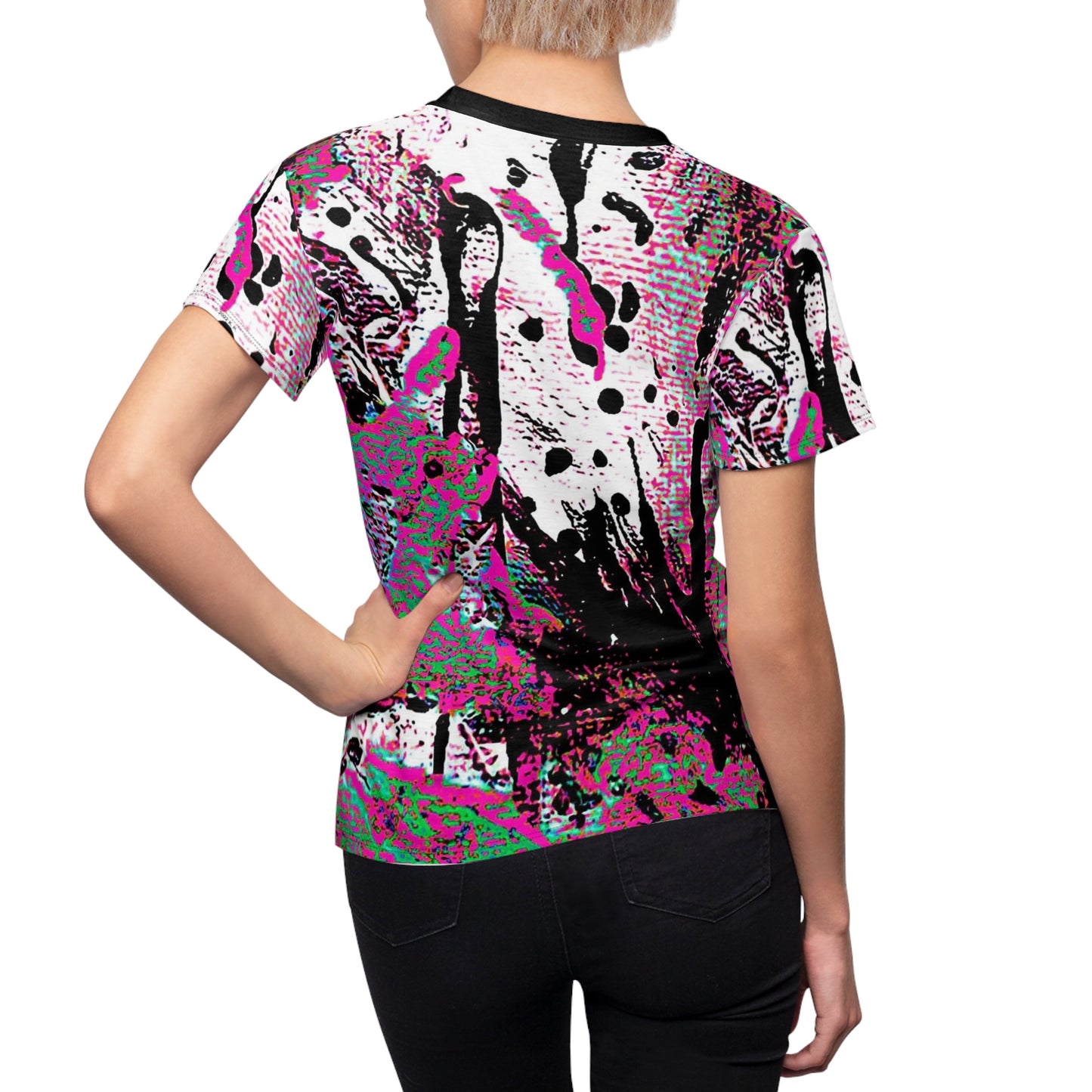 "Dreamy Love" (Cosmic Fusion - Magenta II) - Women's Crew Neck Tee (w/out heart)