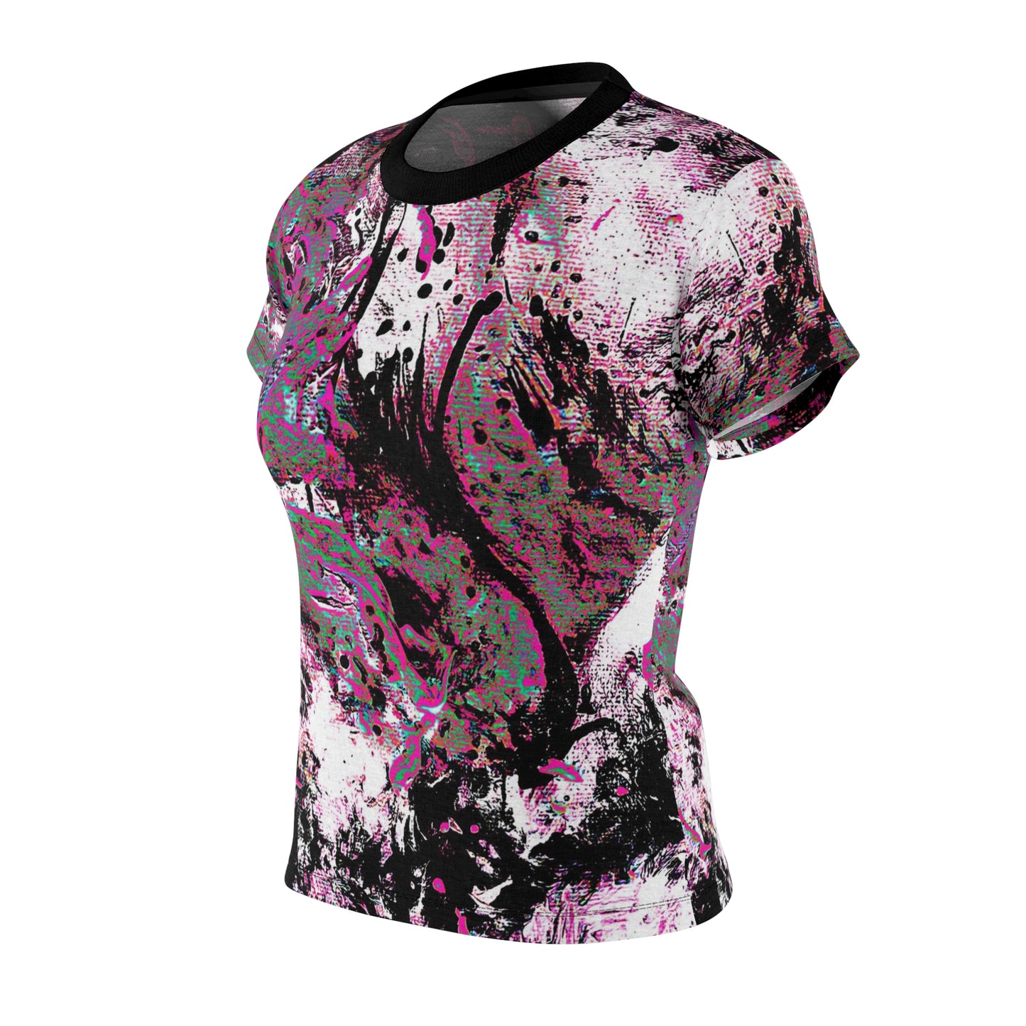 "Dreamy Love" (Cosmic Fusion - Magenta) - Women's Crew Neck Tee (w/ heart)