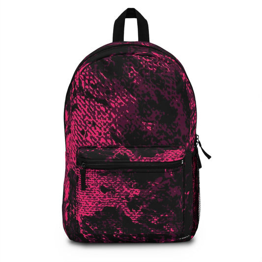 "Mystic Cube" (Cosmic Fusion): Backpacks Collection - Dark Plum/Cherry