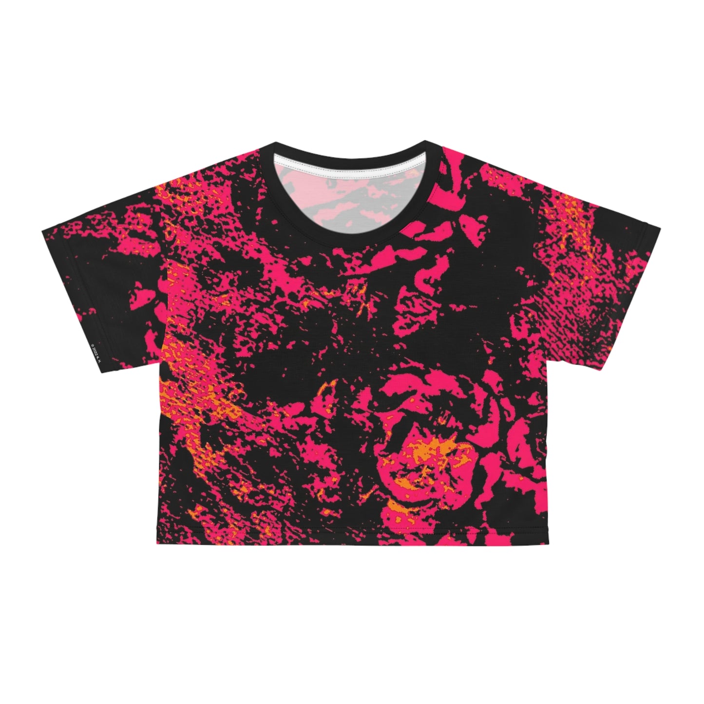 "Mystic Cube" (Cosmic Fusion - Magenta) - Crop Tee