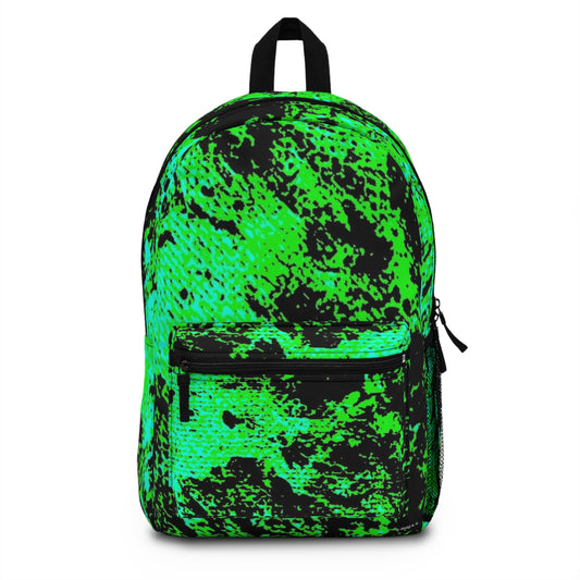 "Mystic Cube" (Cosmic Fusion): Backpacks Collection - Shamrock Green