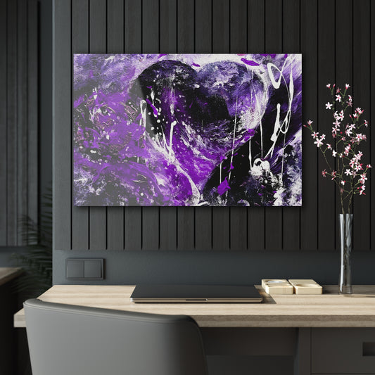 "Dreamy Love" (Violet/Lavender) - Acrylic Prints