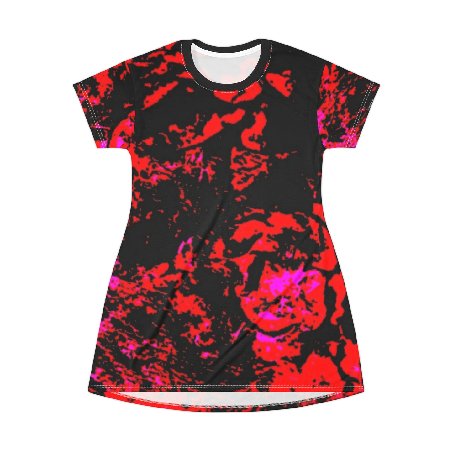 "Mystic Cube" (Cosmic Fusion - Scarlet) - T-Shirt Dress