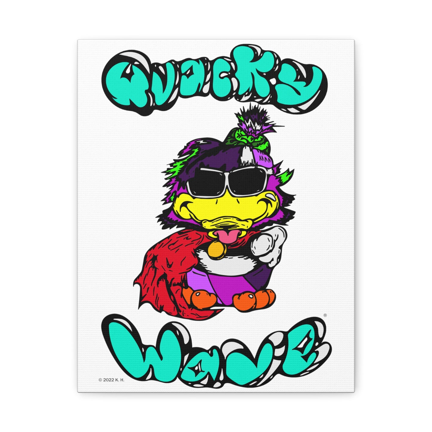 "Quacky Wave®" - Canvas Gallery Wraps