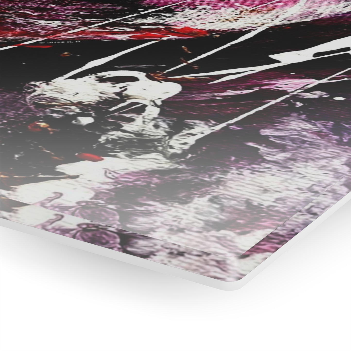 "Dreamy Love" (Scarlet/Plum) - Acrylic Prints