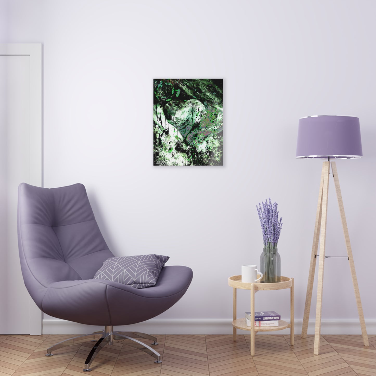 Dreamy Love - Acrylic Prints (Cosmic Fusion - Shamrock Green)