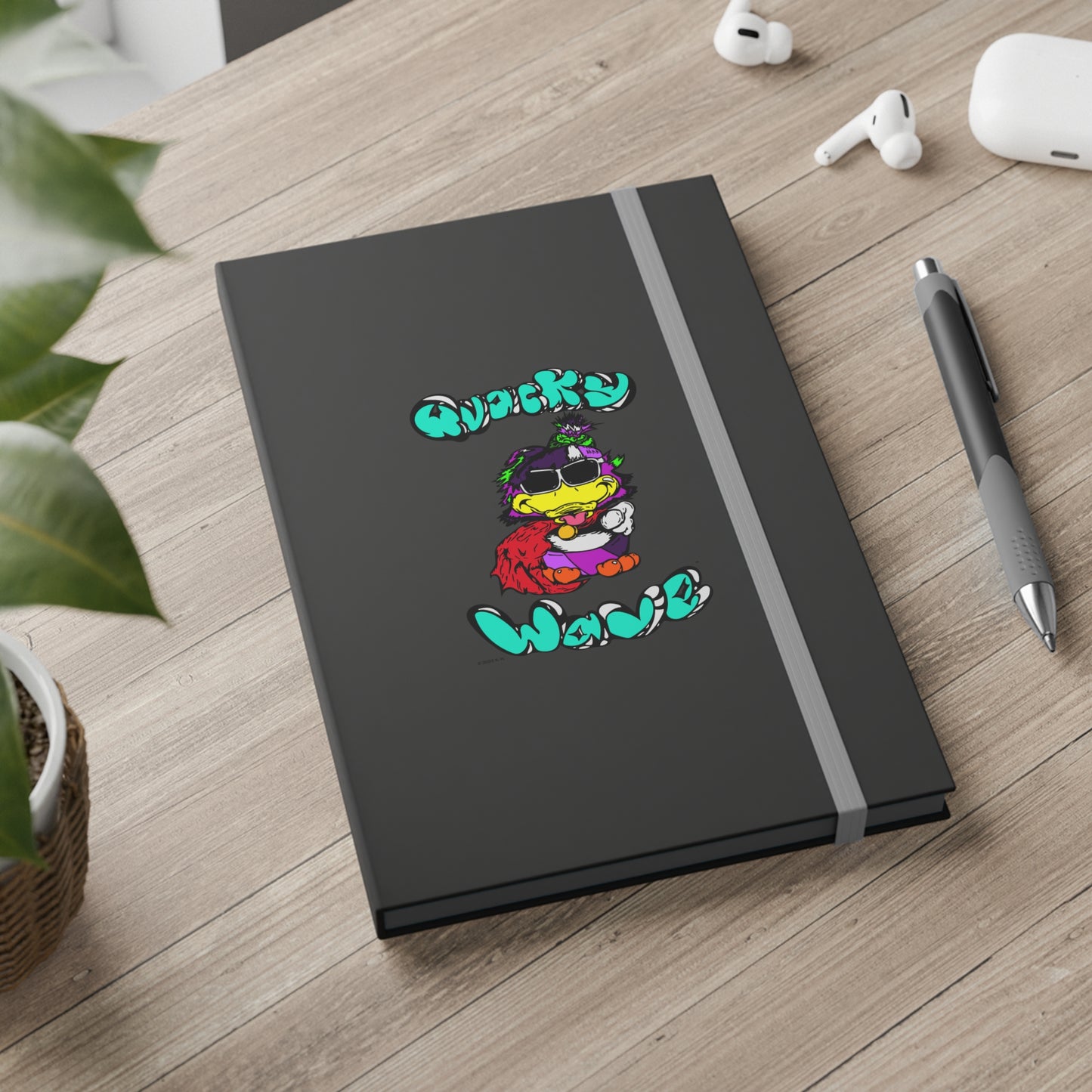 "Quacky Wave®" - Notebook/Journal Book/Diary