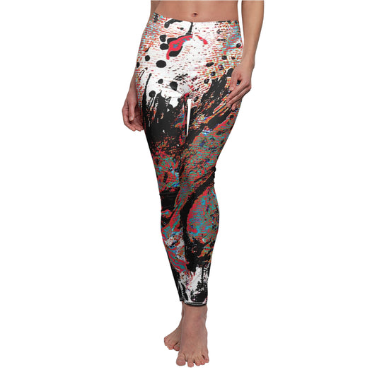"Dreamy Love" (Cosmic Fusion - Persimmon) - Casual Leggings