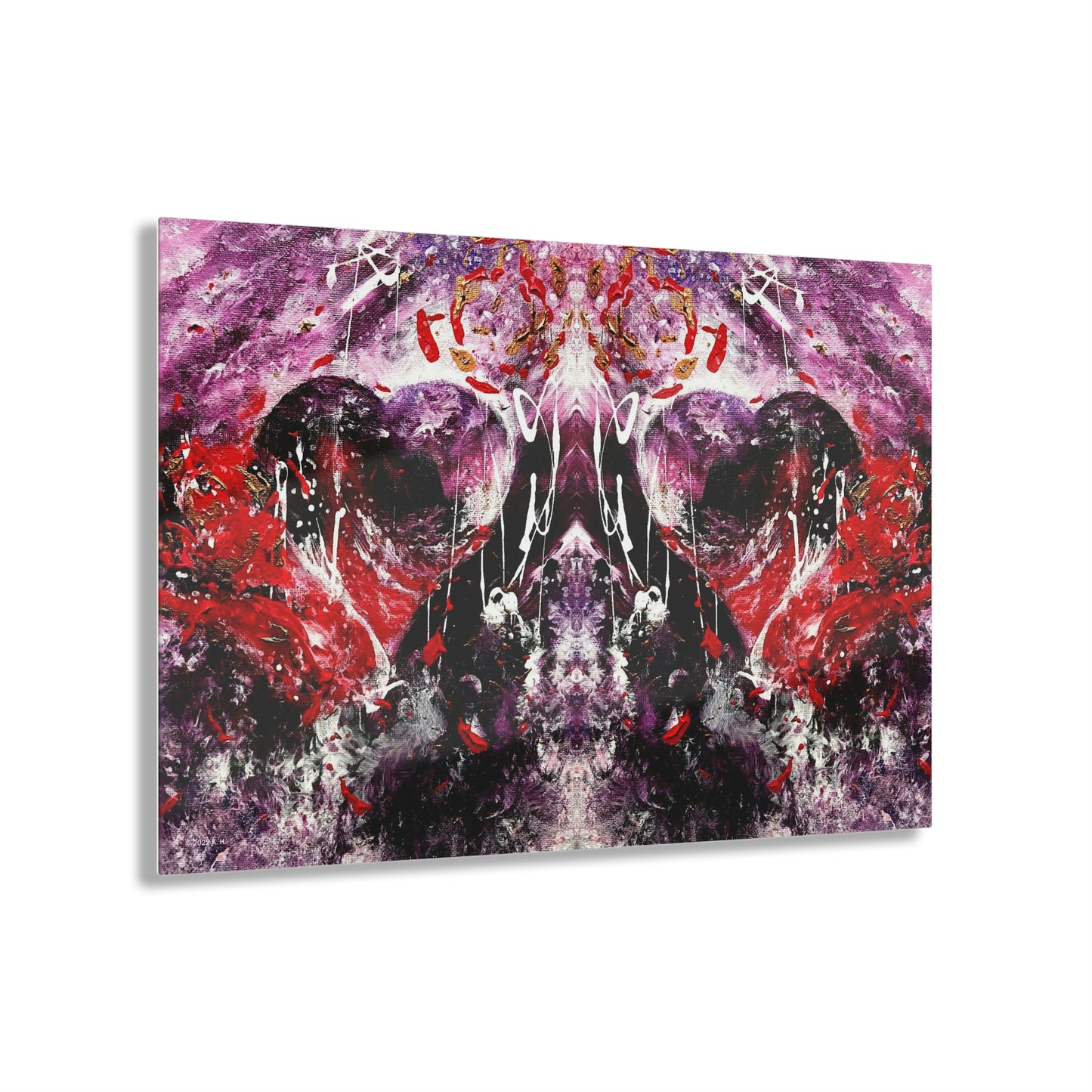 "Dreamy Love" (Scarlet/Plum II) - Acrylic Prints