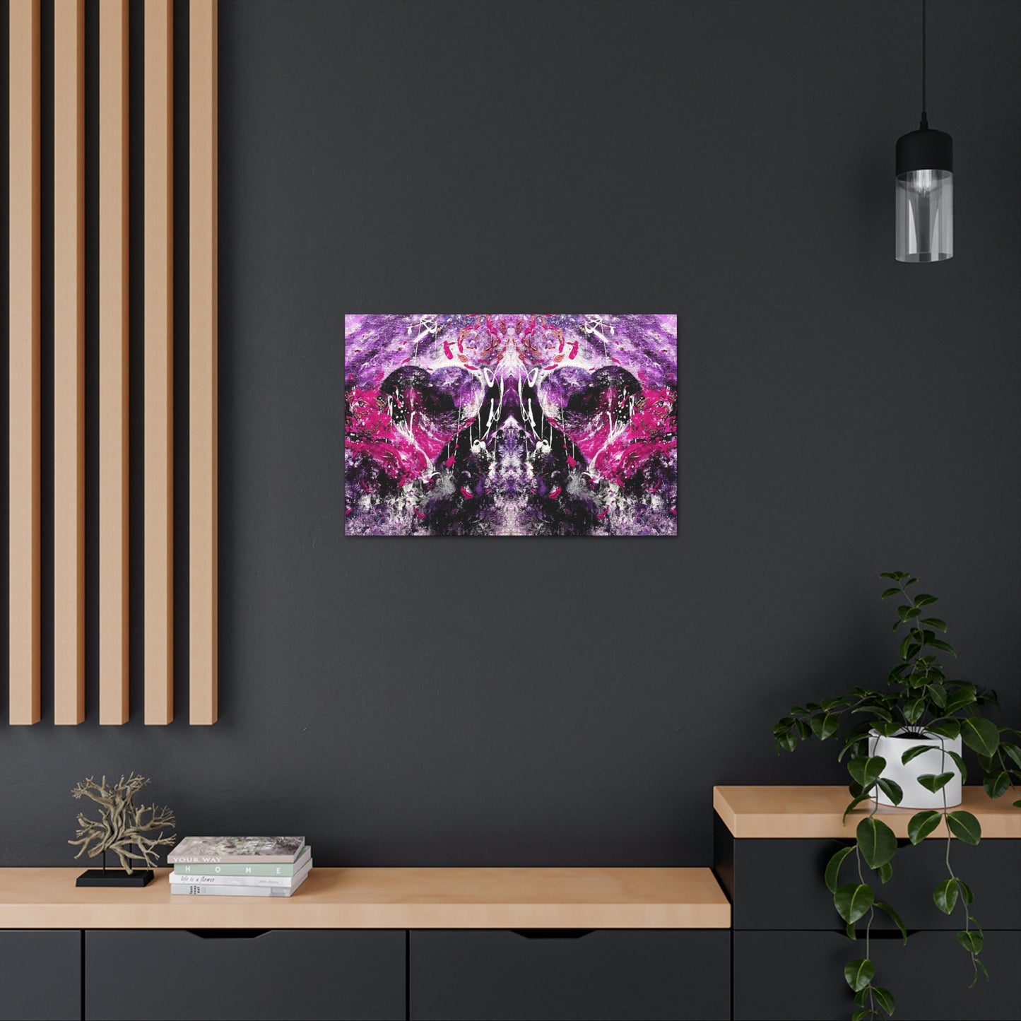 "Dreamy Love" (Magenta/Hot Pink II) - Canvas Gallery Wraps