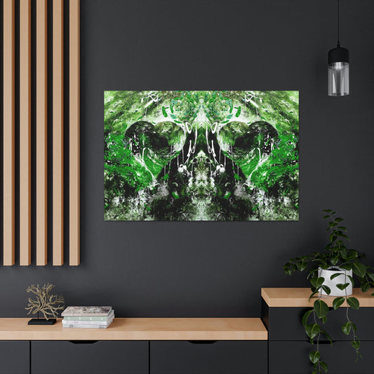 "Dreamy Love" (Shamrock Green II) - Canvas Gallery Wraps