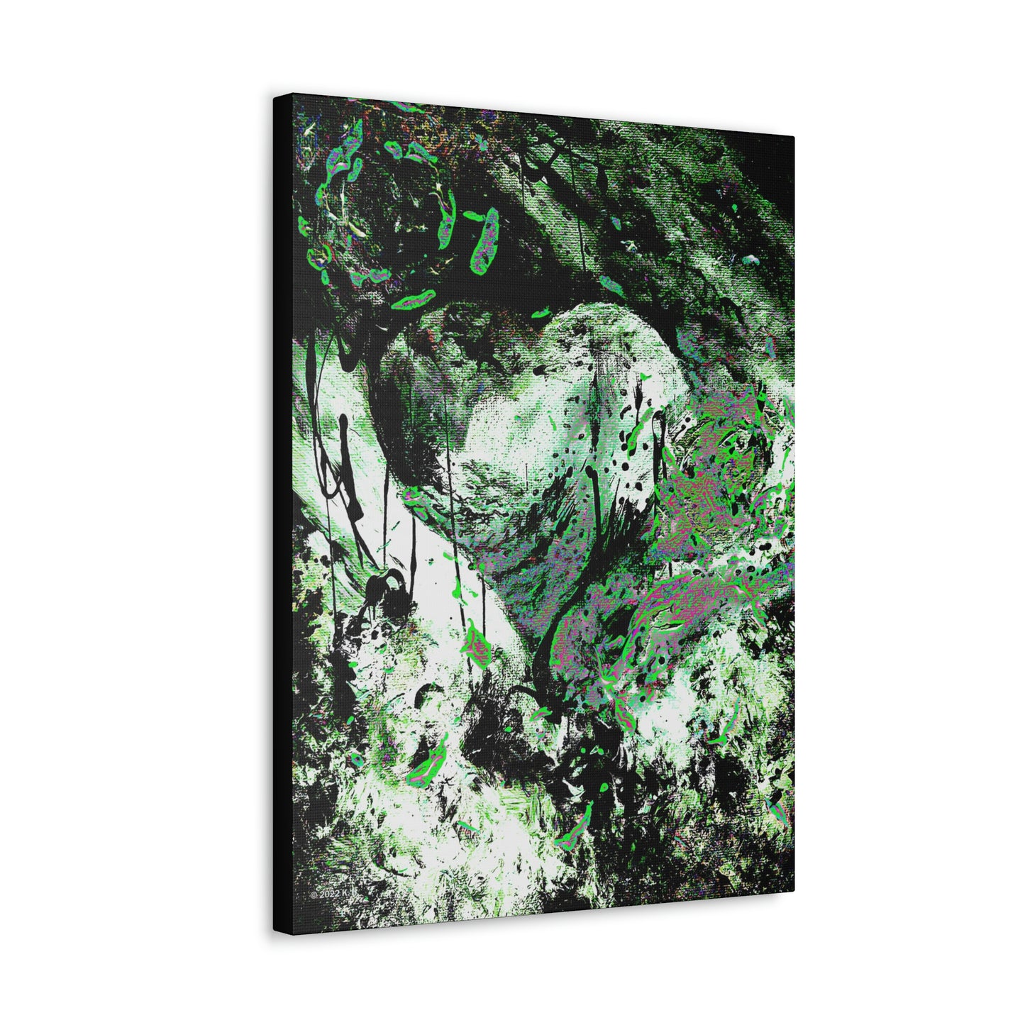 "Dreamy Love" (Cosmic Fusion - Shamrock Green) - Canvas Gallery Wraps
